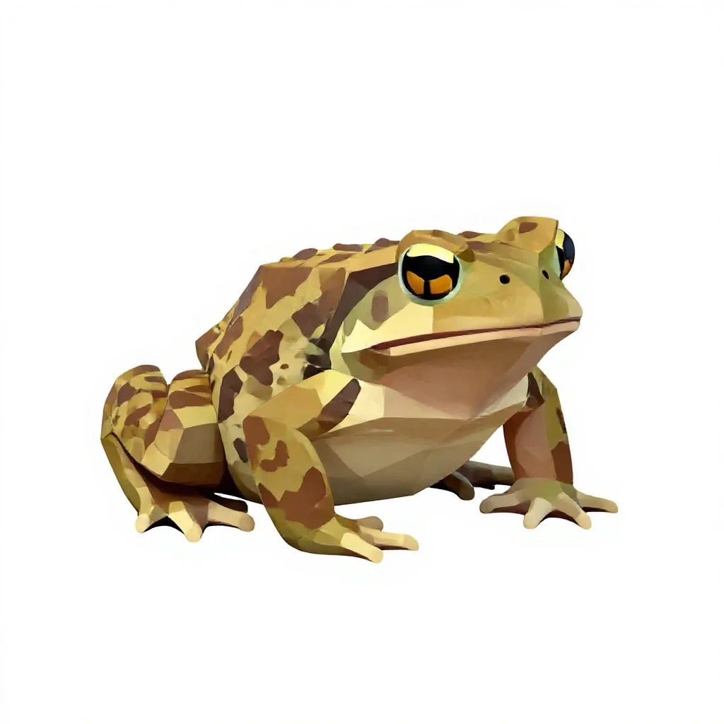 Fire-bellied toad isolated on a white background