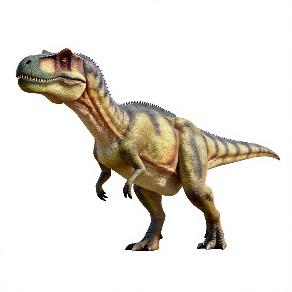 Megalosaur isolated on a white background