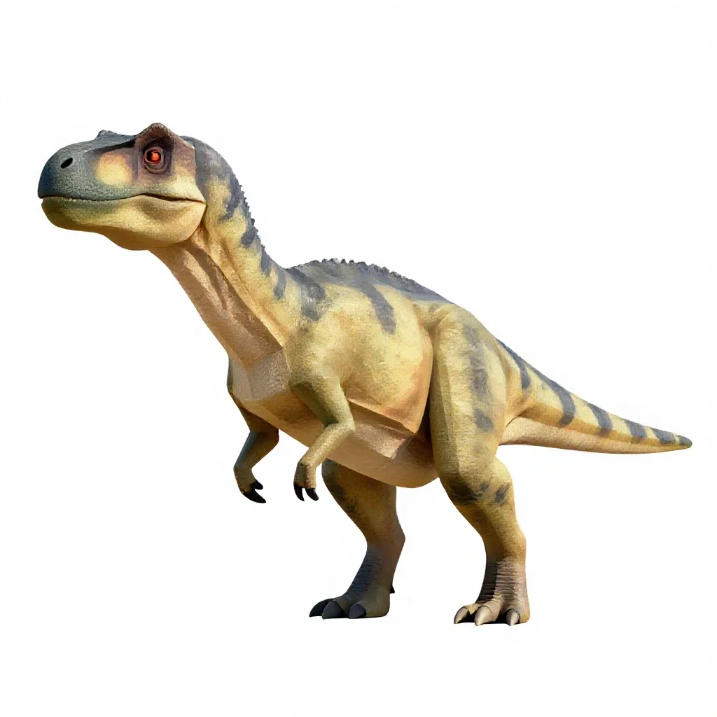 Pisanosaur isolated on a white background