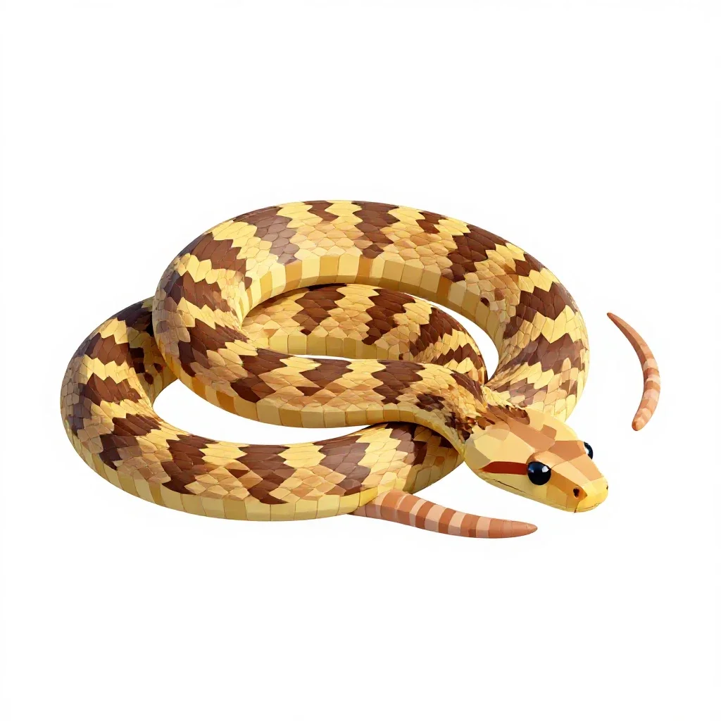 Rat snake isolated on a white background