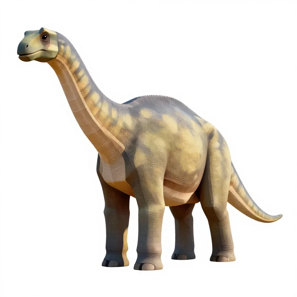 Sauropod isolated on a white background
