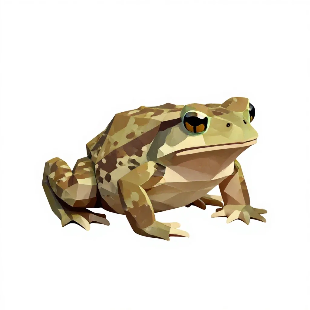 Southern spadefoot isolated on a white background