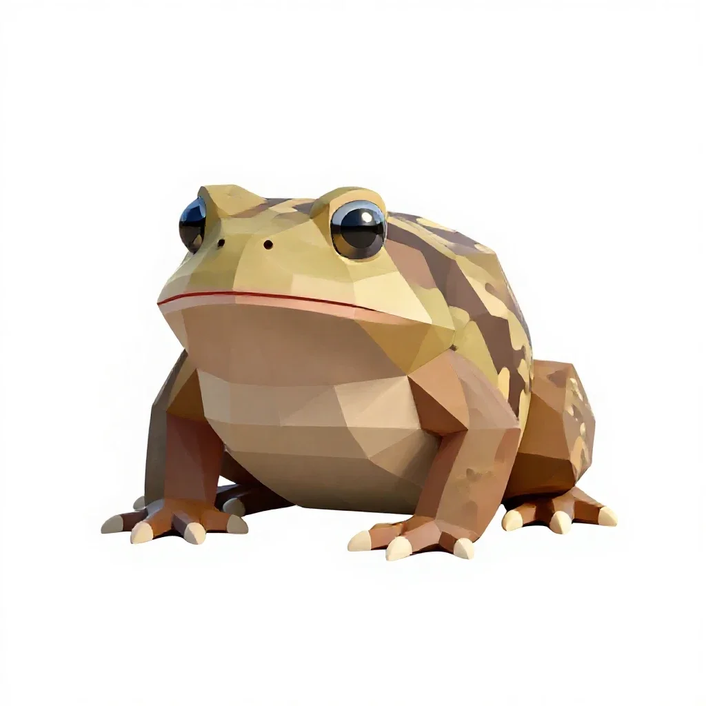 Spring peeper isolated on a white background