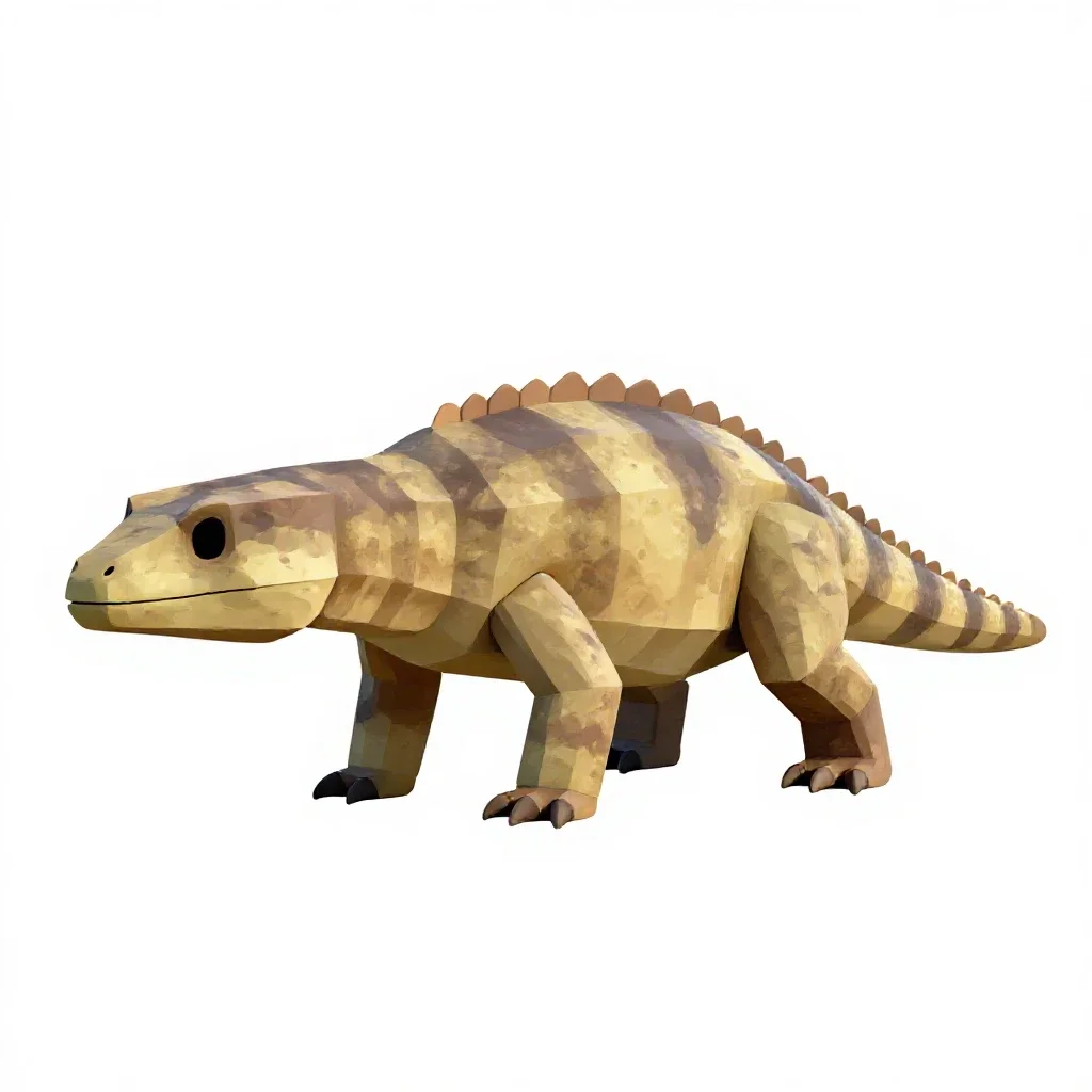 Synapsid isolated on a white background