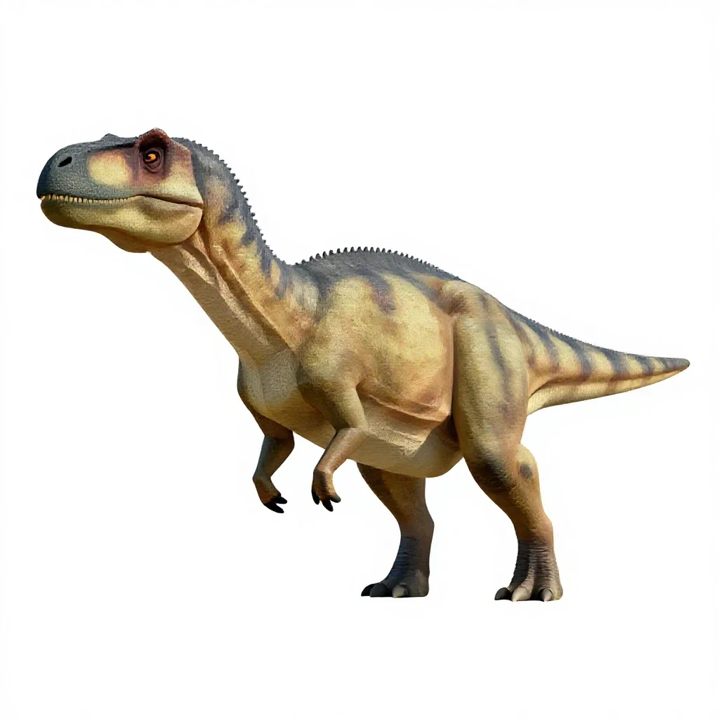 Trachodon isolated on a white background