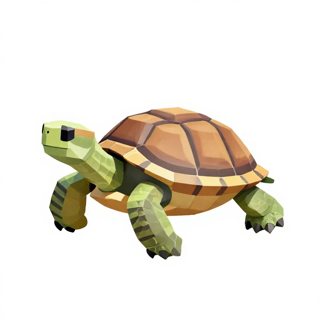 Turtle isolated on a white background