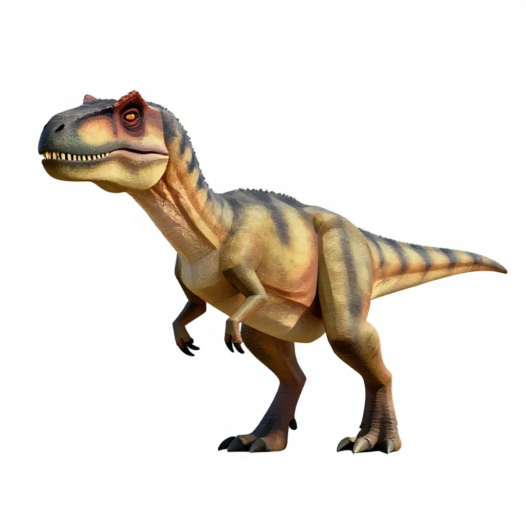Velociraptor isolated on a white background