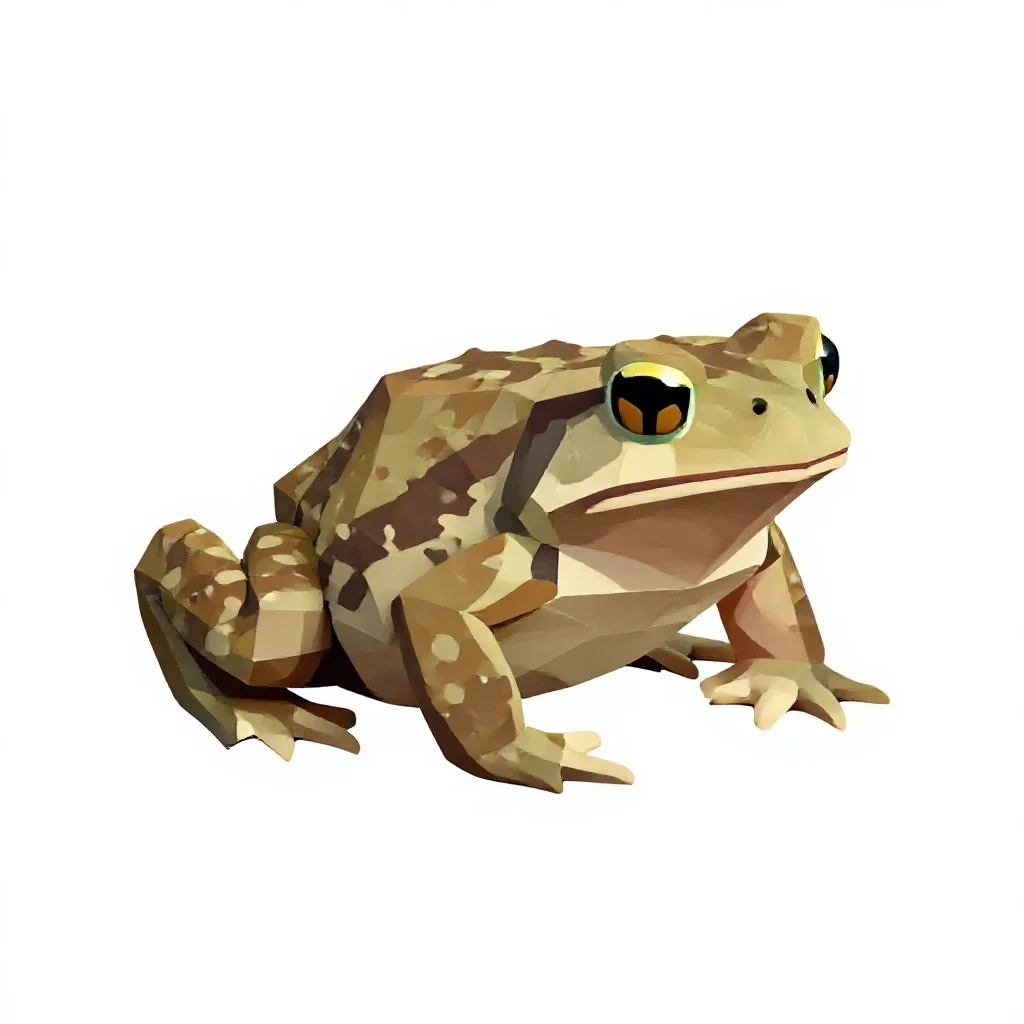 Western spadefoot isolated on a white background