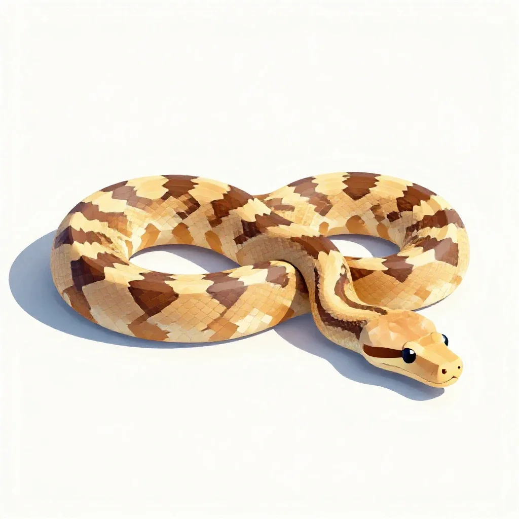 Anaconda isolated on a white background