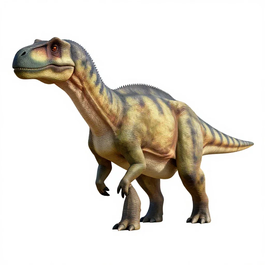 Apatosaur isolated on a white background