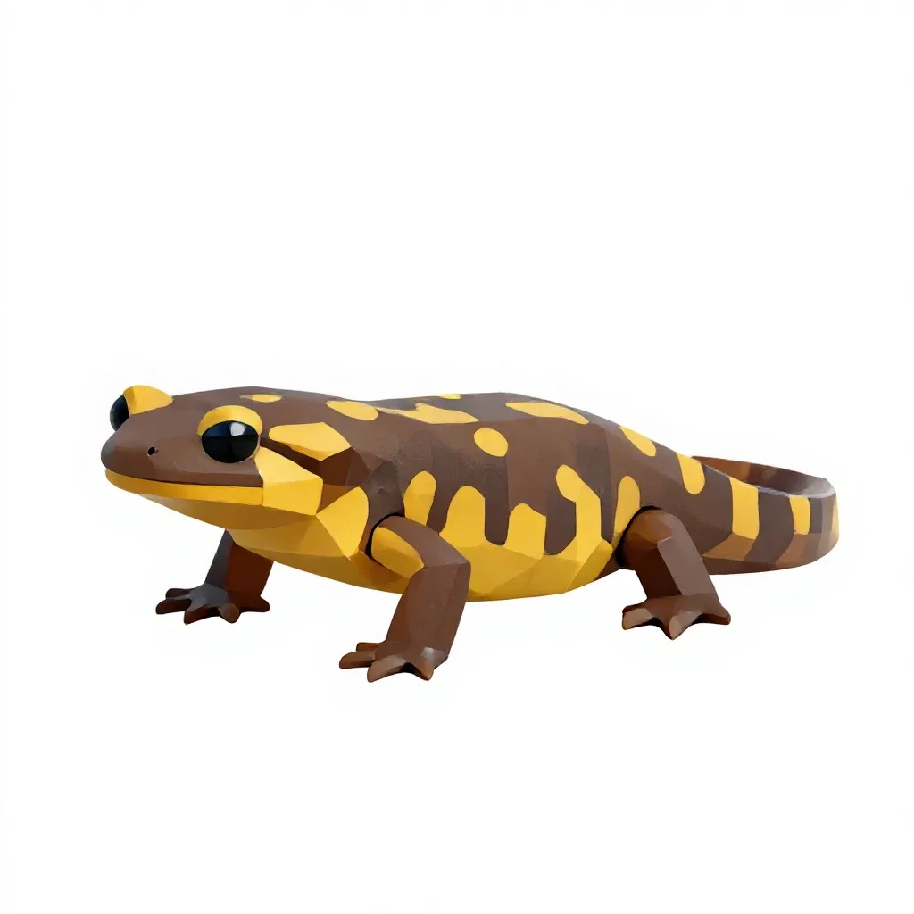 Arboreal salamander isolated on a white background