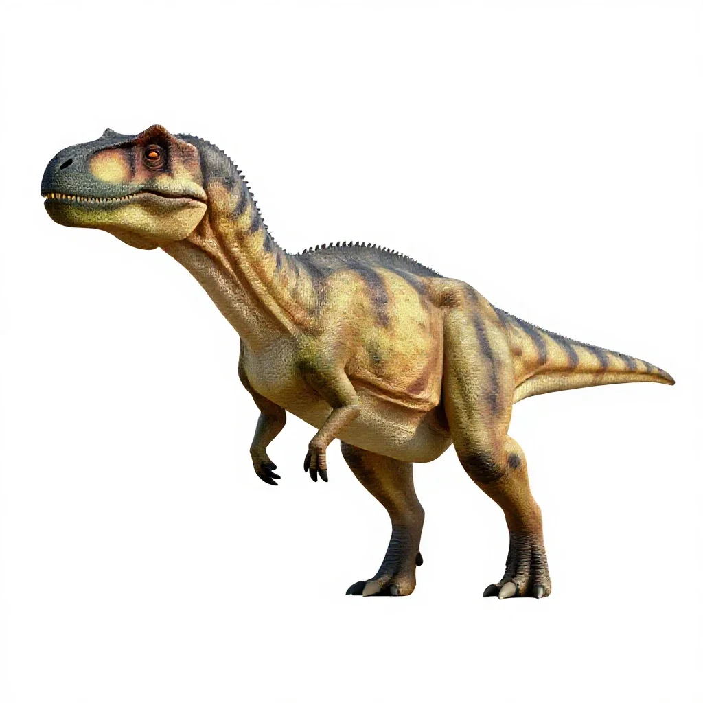 Archosaur isolated on a white background
