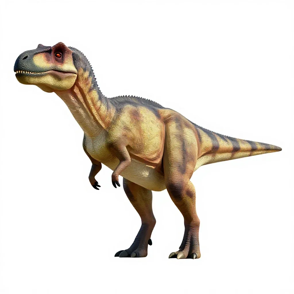 Edmontosaurus isolated on a white background