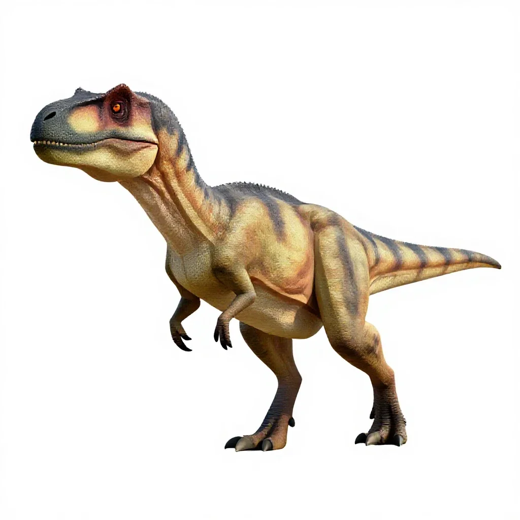 Eoraptor isolated on a white background