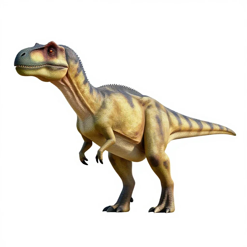 Ornithopod isolated on a white background