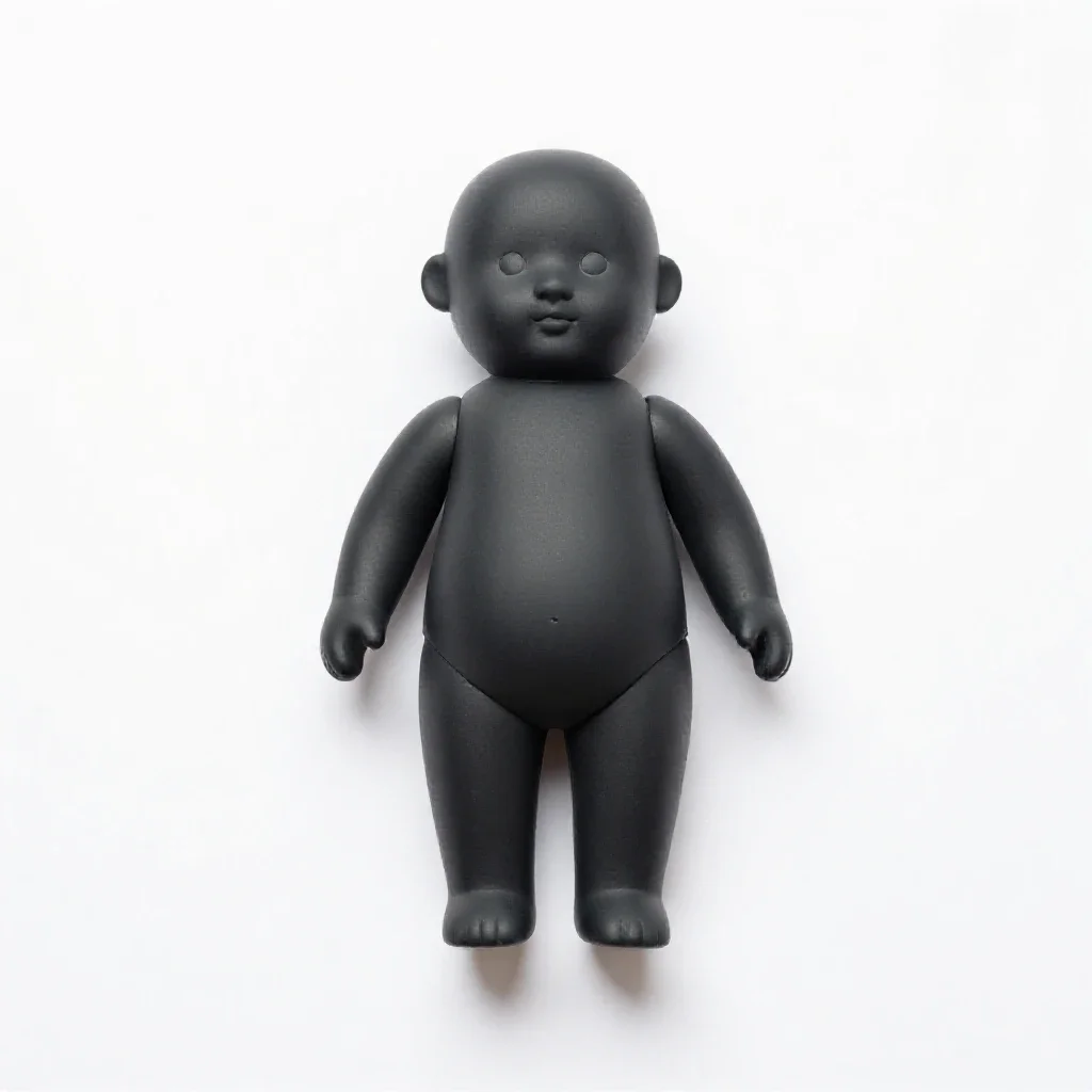 Golliwog isolated on a white background