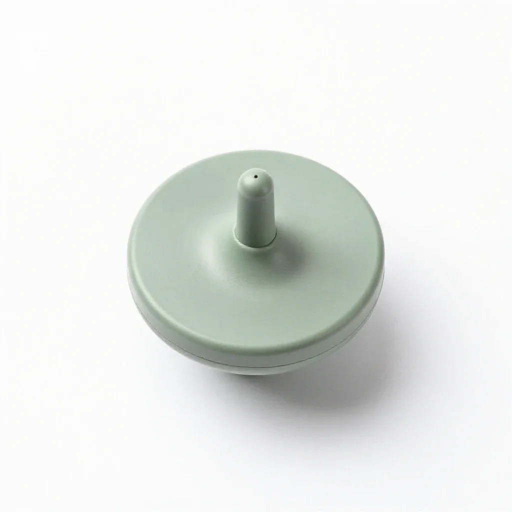 Humming top isolated on a white background