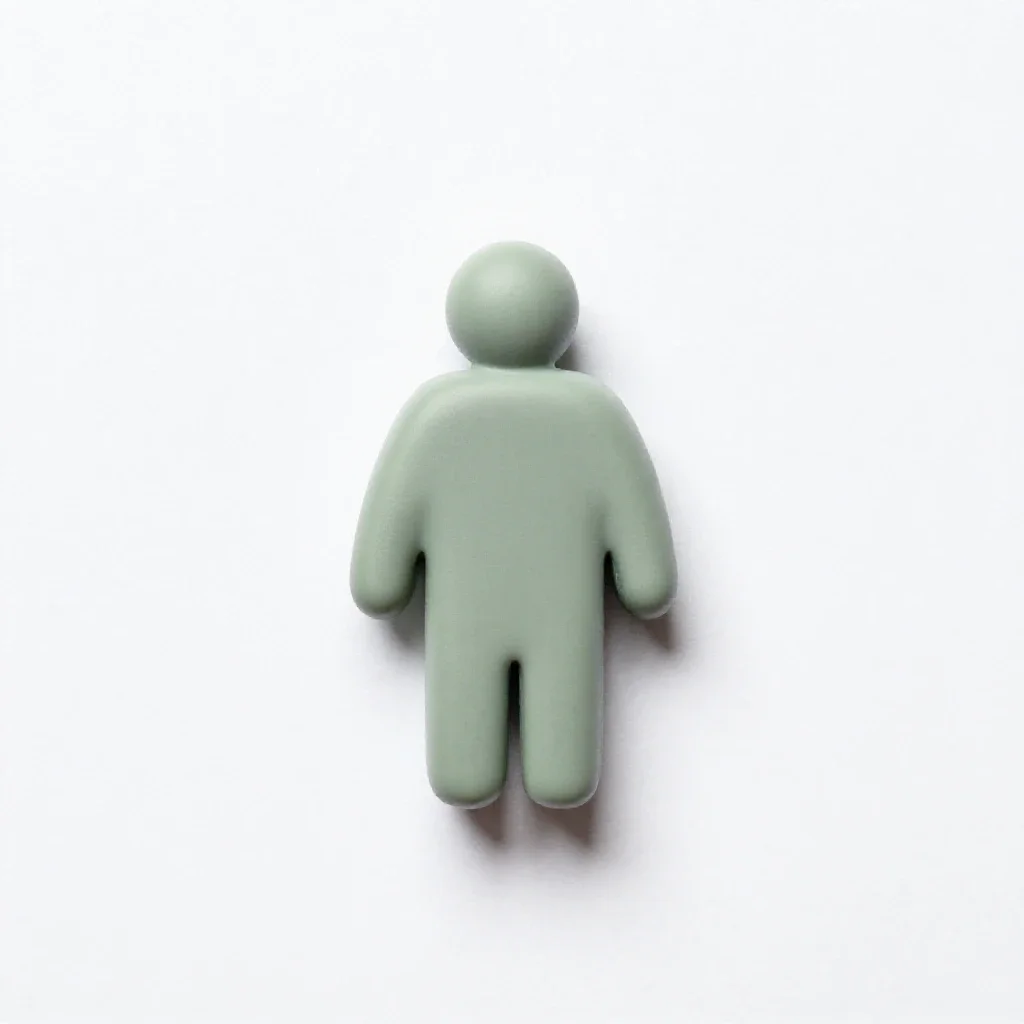 Miniature isolated on a white background