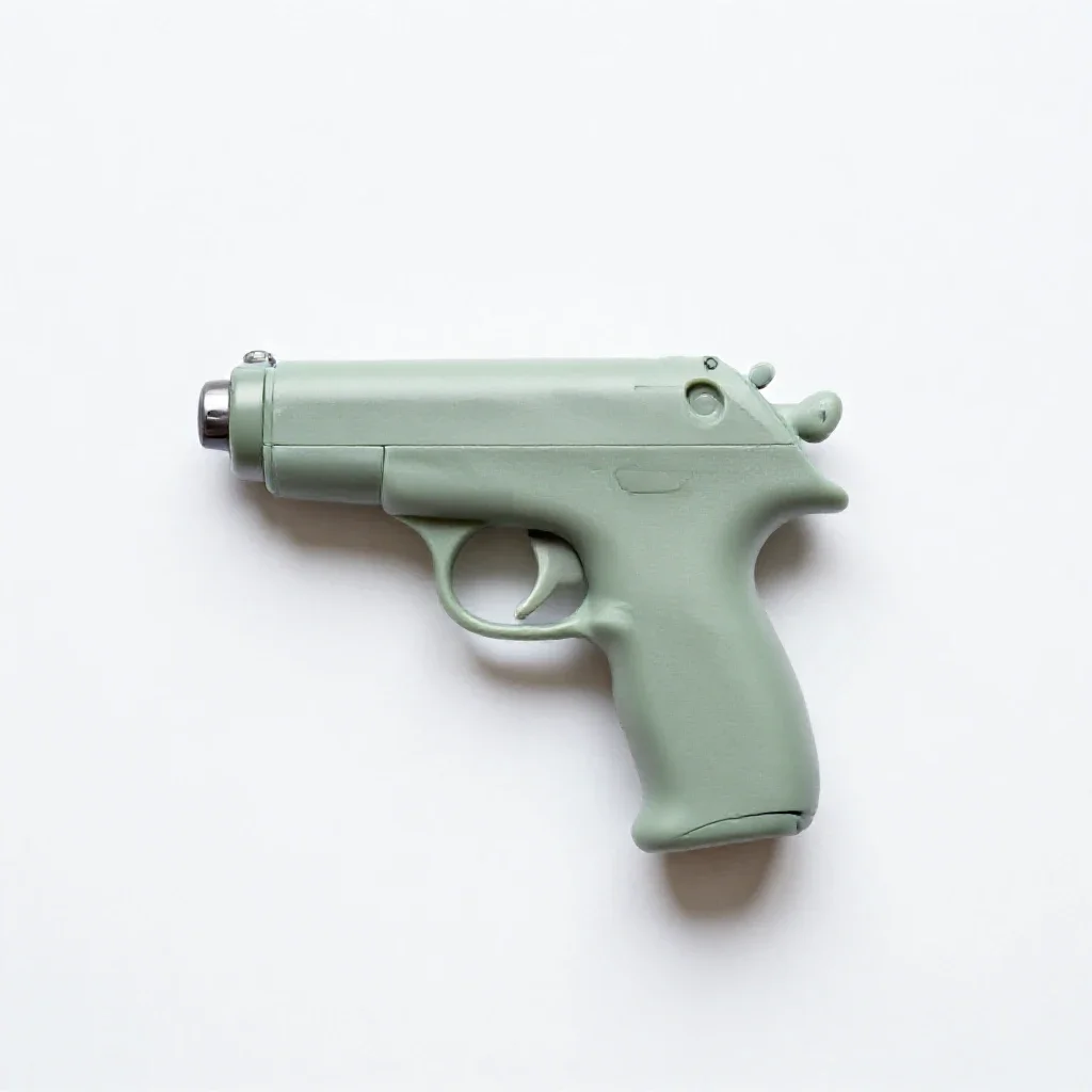 Pea shooter isolated on a white background