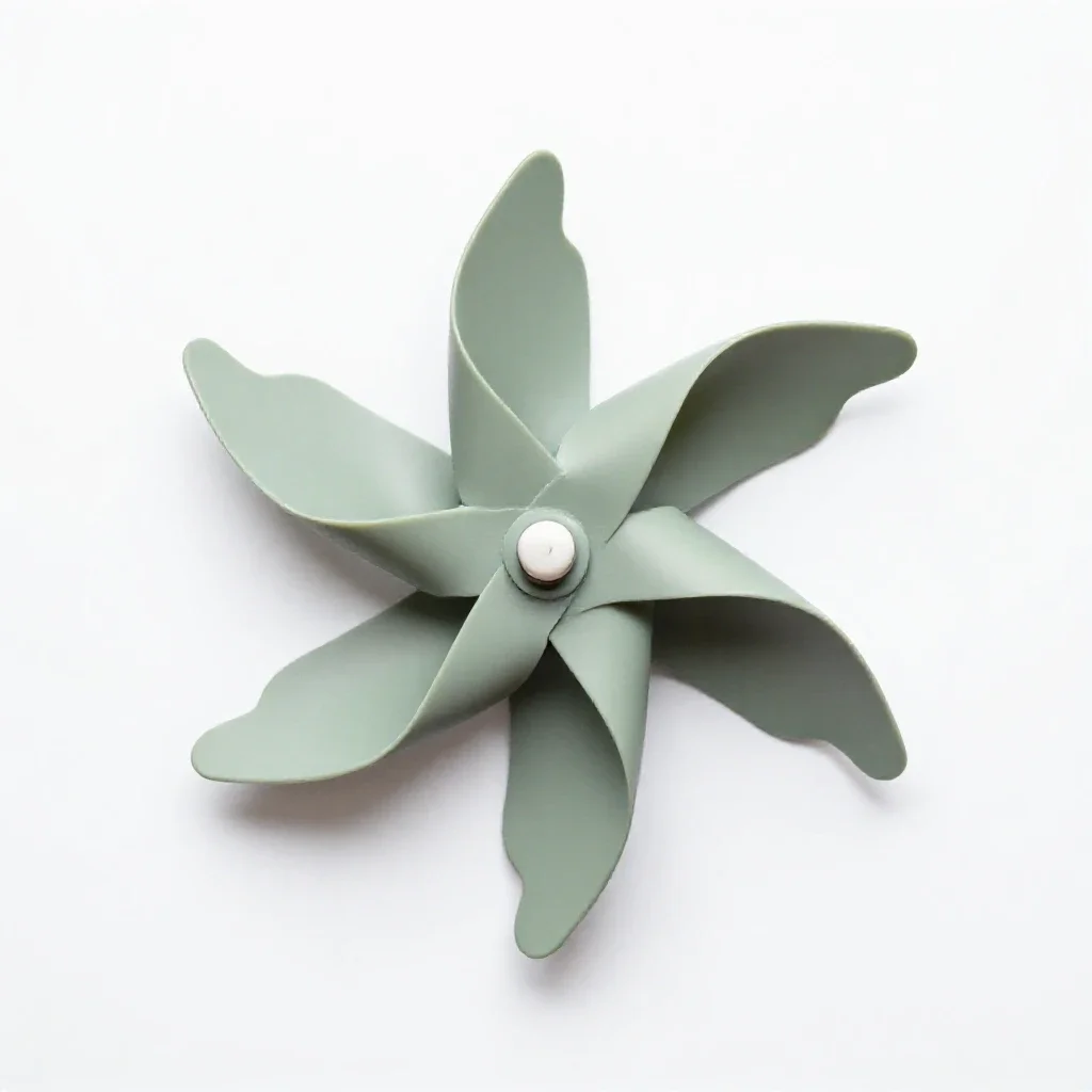 Pinwheel isolated on a white background