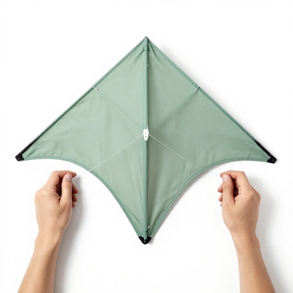 Sport kite isolated on a white background