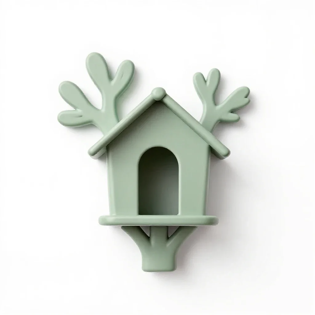 Tree house isolated on a white background