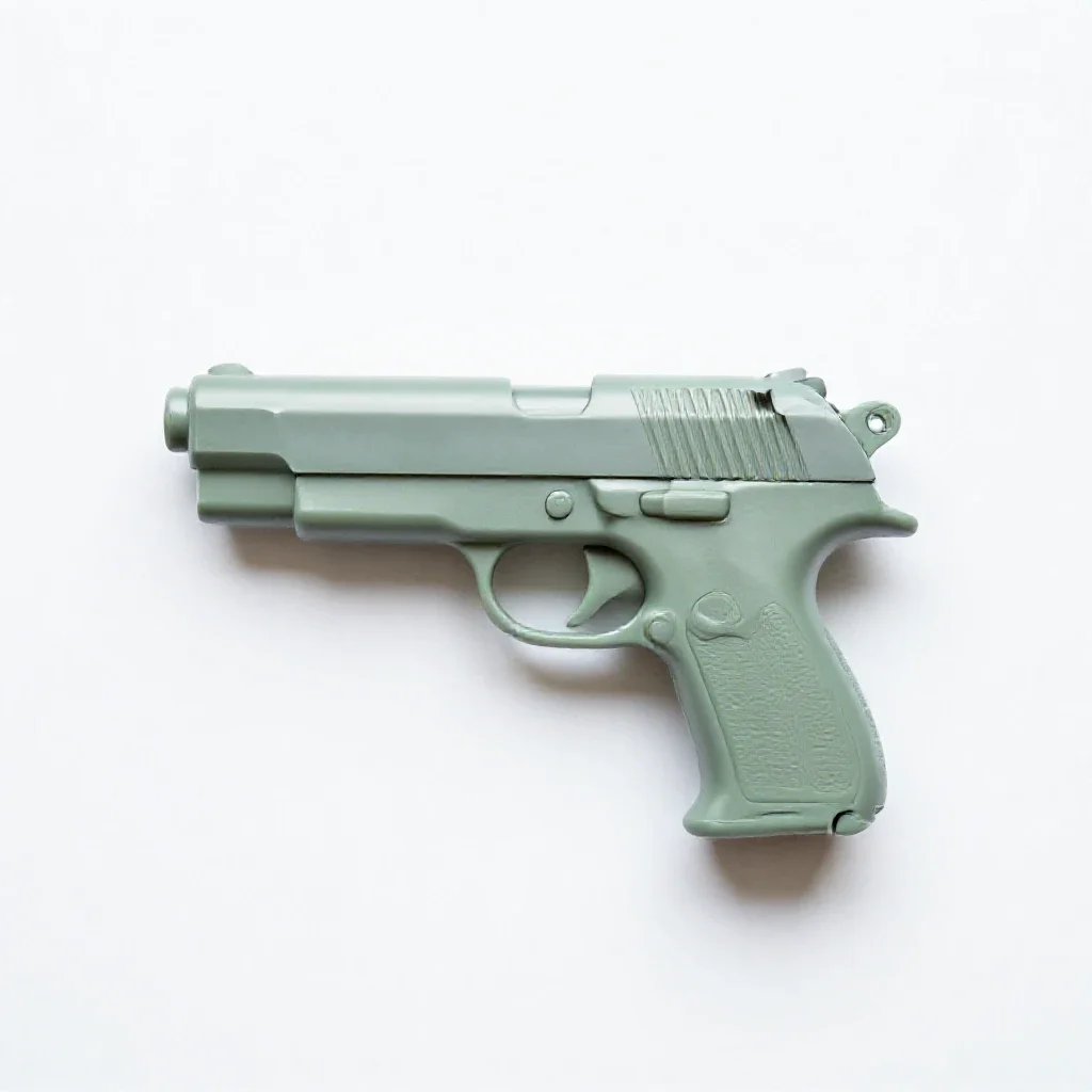 Water pistol isolated on a white background
