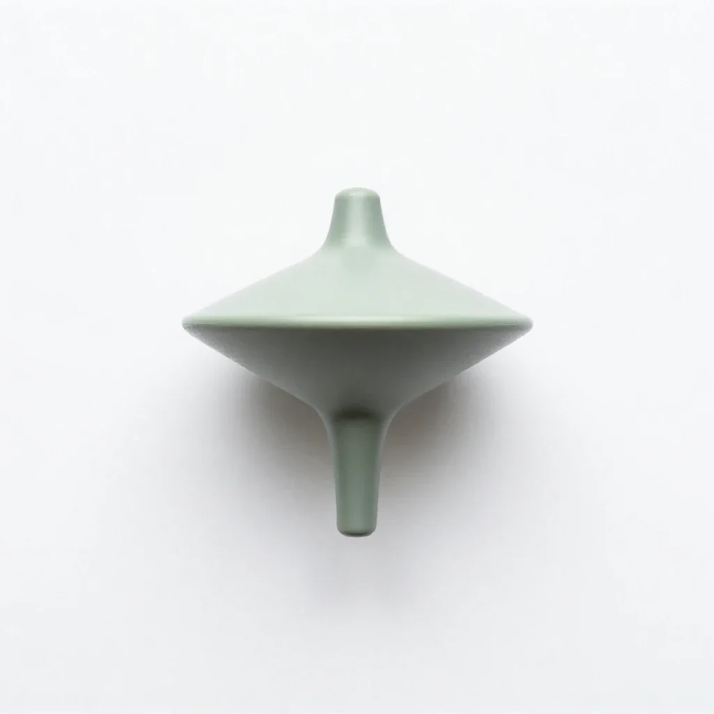Whipping top isolated on a white background