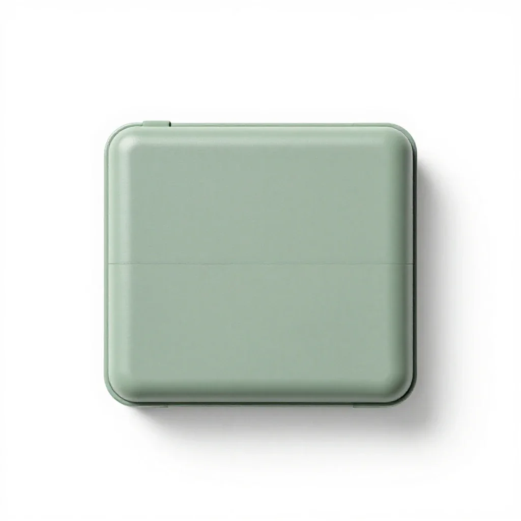 Glasses case isolated on a white background