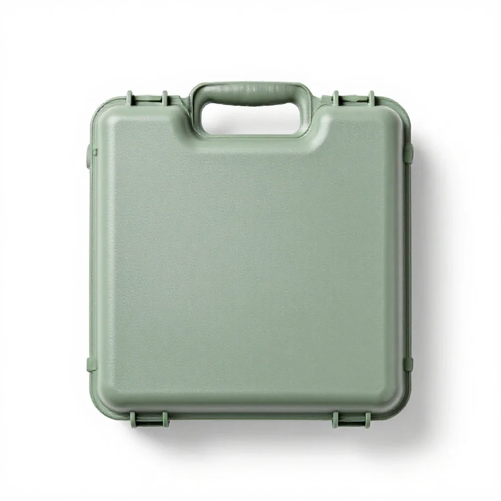 Gun case isolated on a white background