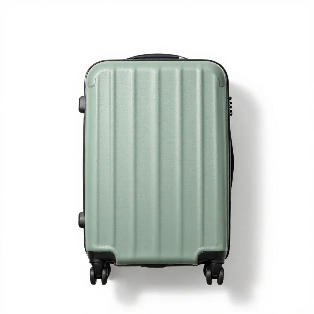 Hand luggage isolated on a white background