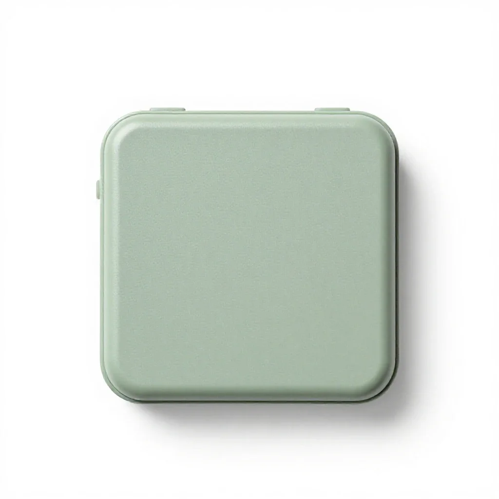 Letter case isolated on a white background