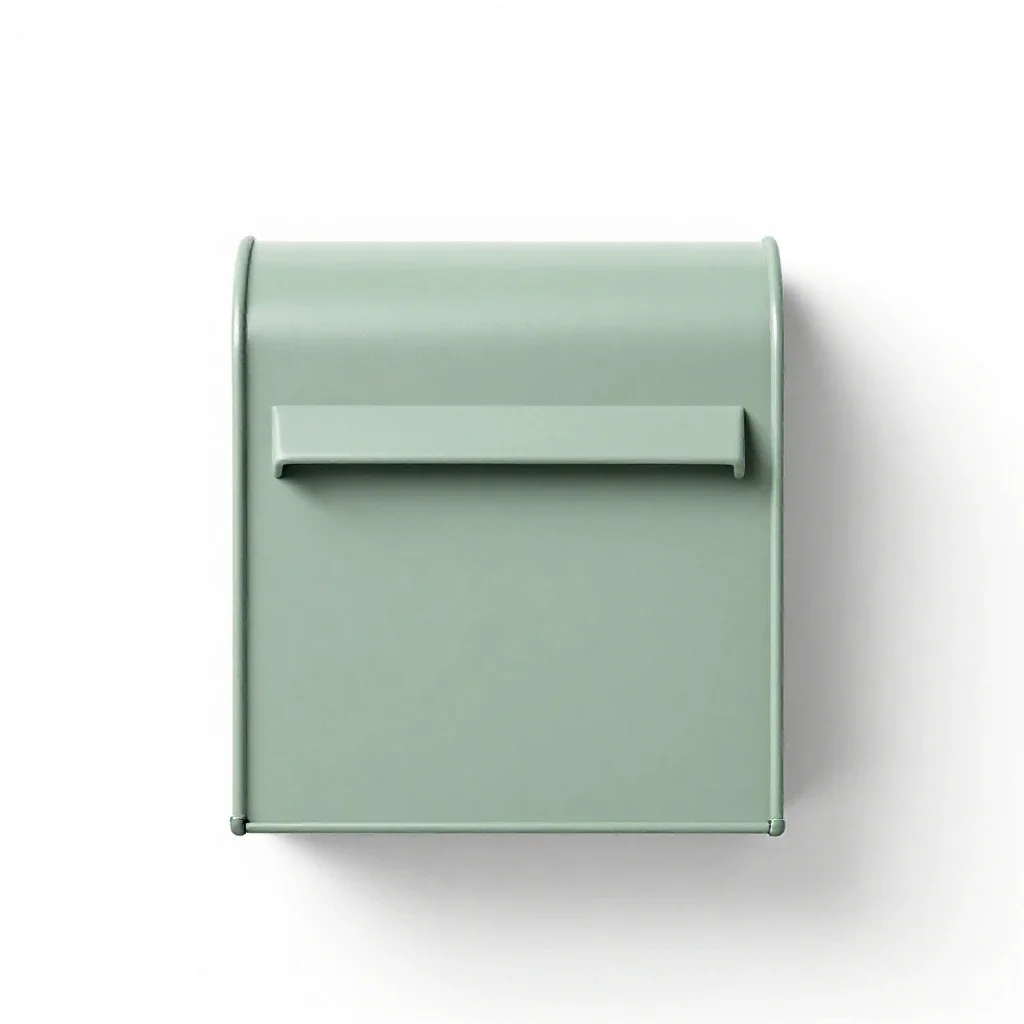 Mailbox isolated on a white background