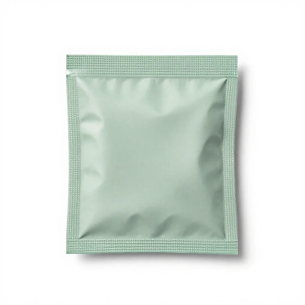 Sachet isolated on a white background
