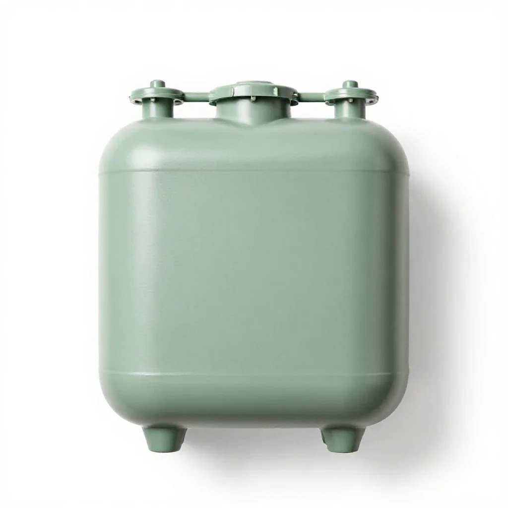 Septic tank isolated on a white background