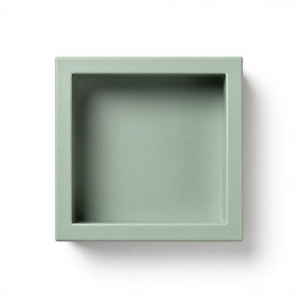 Shadow box isolated on a white background