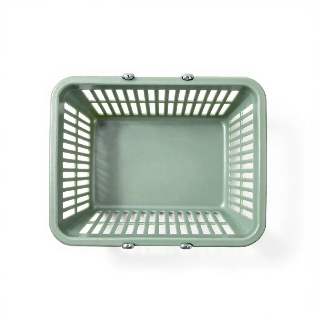 Shopping basket isolated on a white background