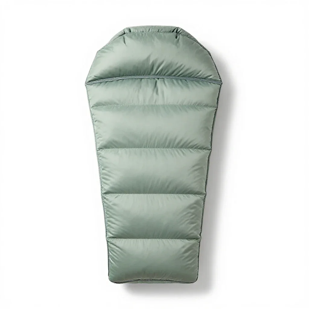 Sleeping bag isolated on a white background