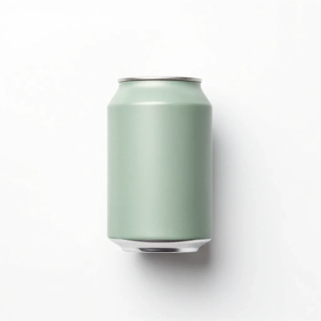 Soda can isolated on a white background