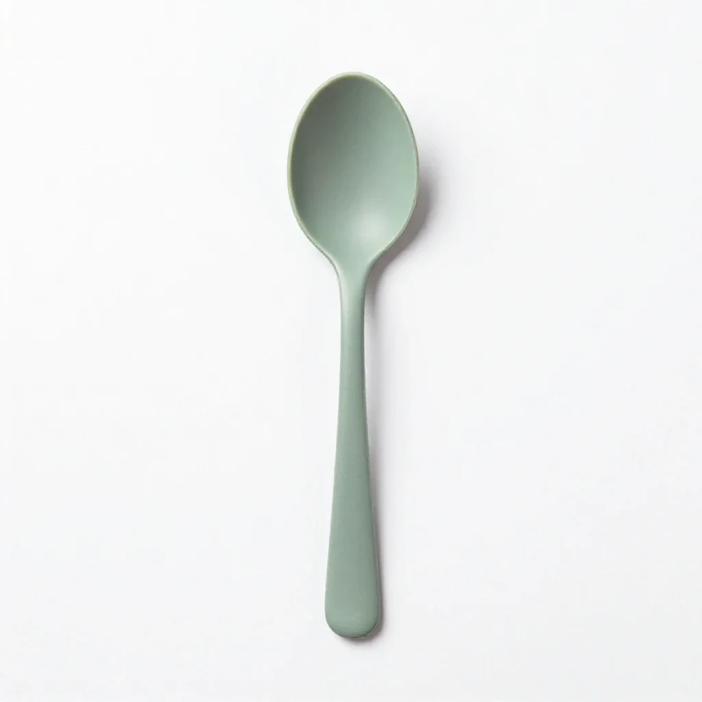 Soupspoon isolated on a white background