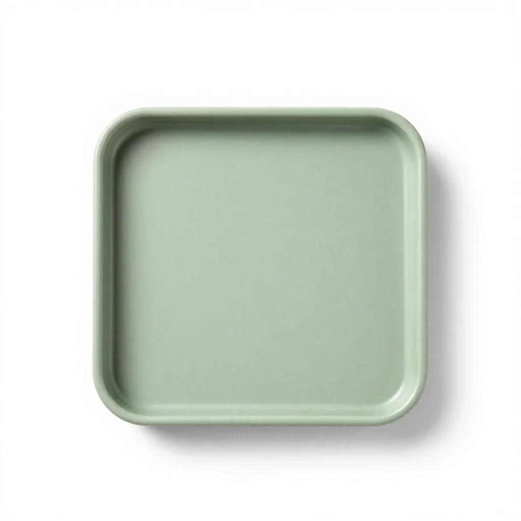 Tea tray isolated on a white background