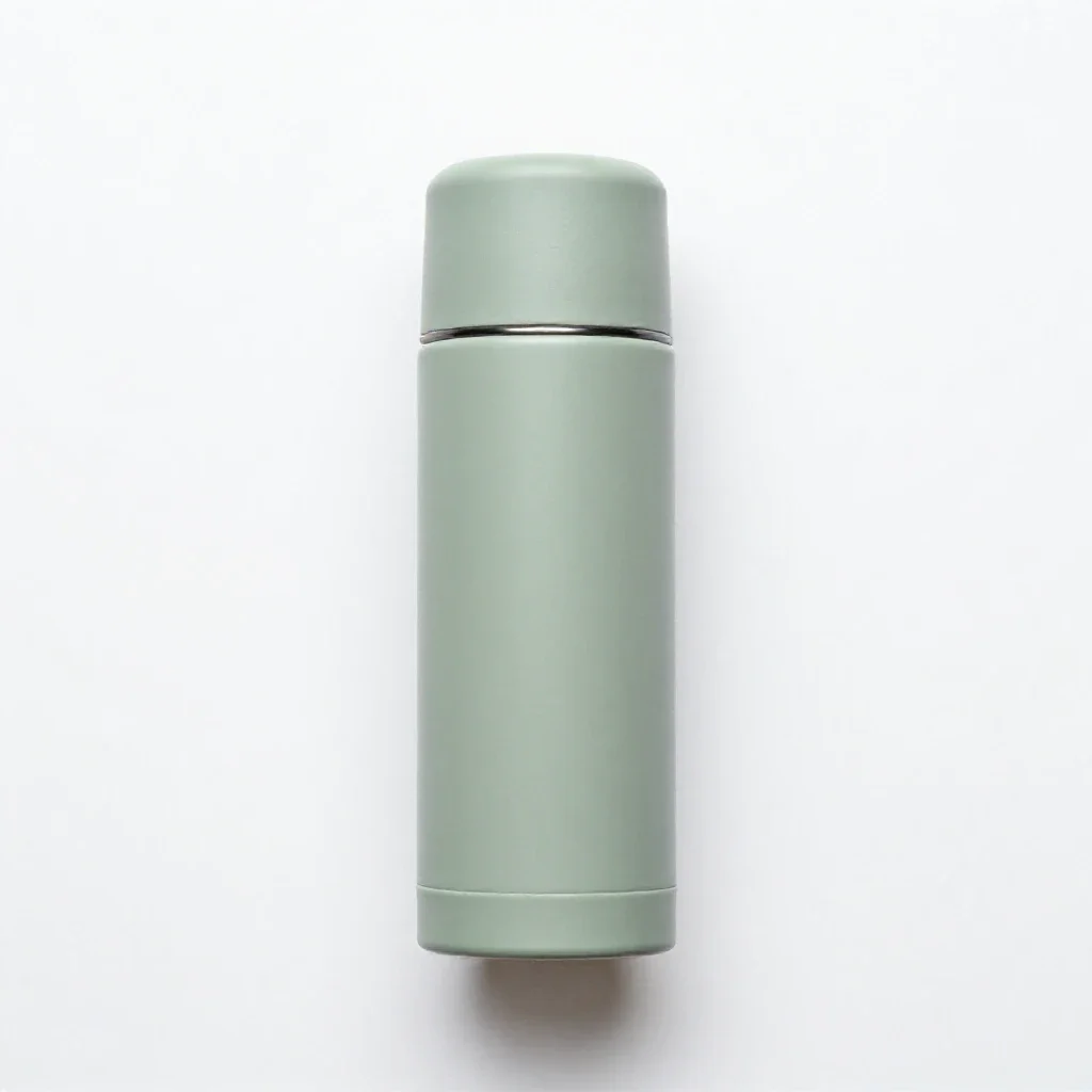 Thermos isolated on a white background