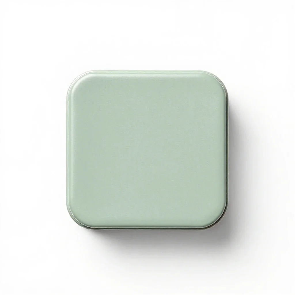 Tin isolated on a white background