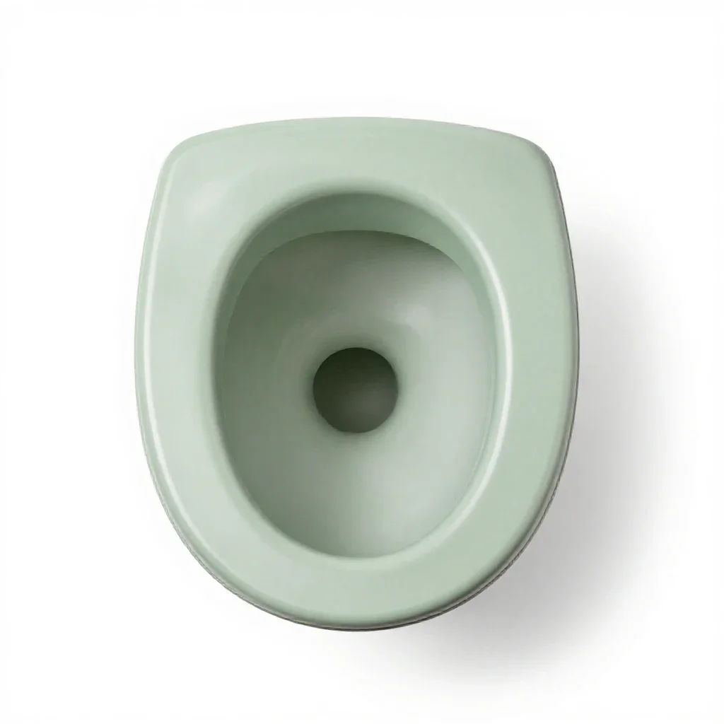 Toilet bowl isolated on a white background