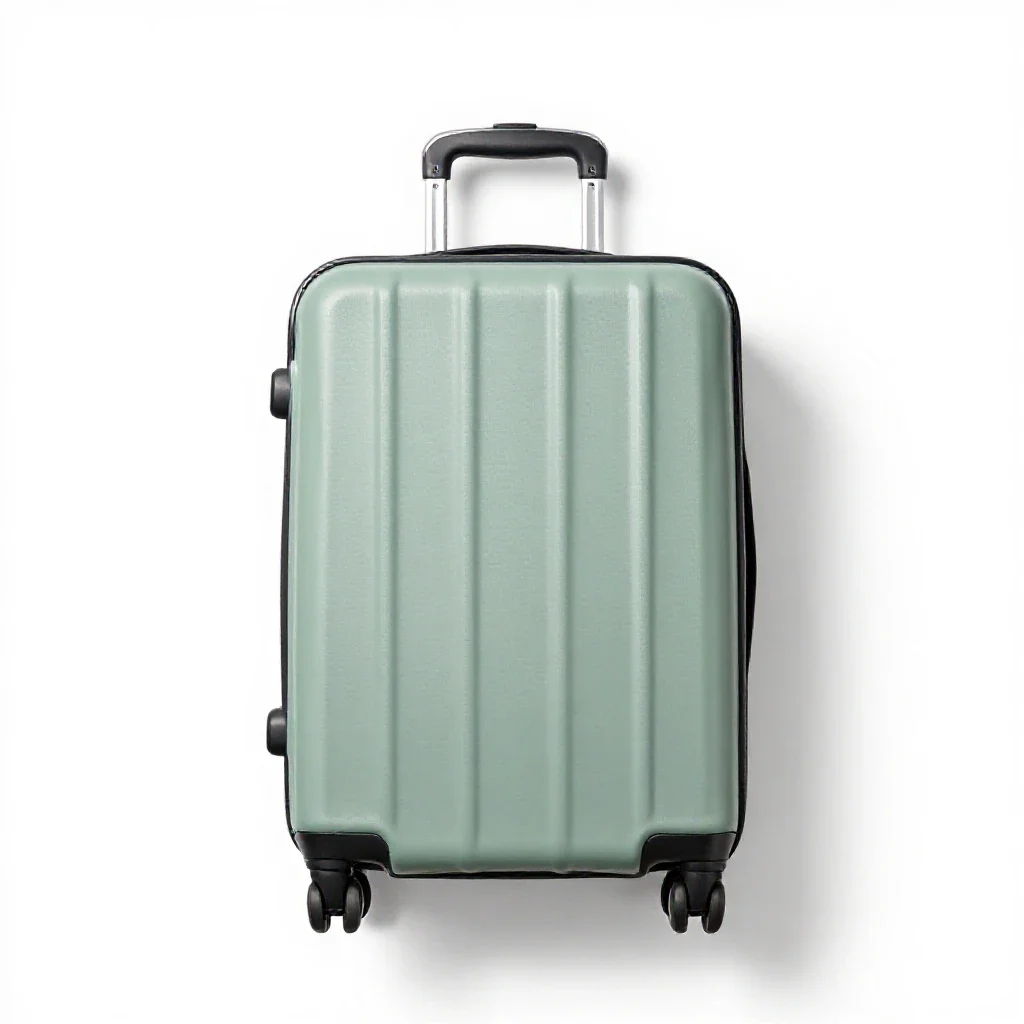 Valise isolated on a white background