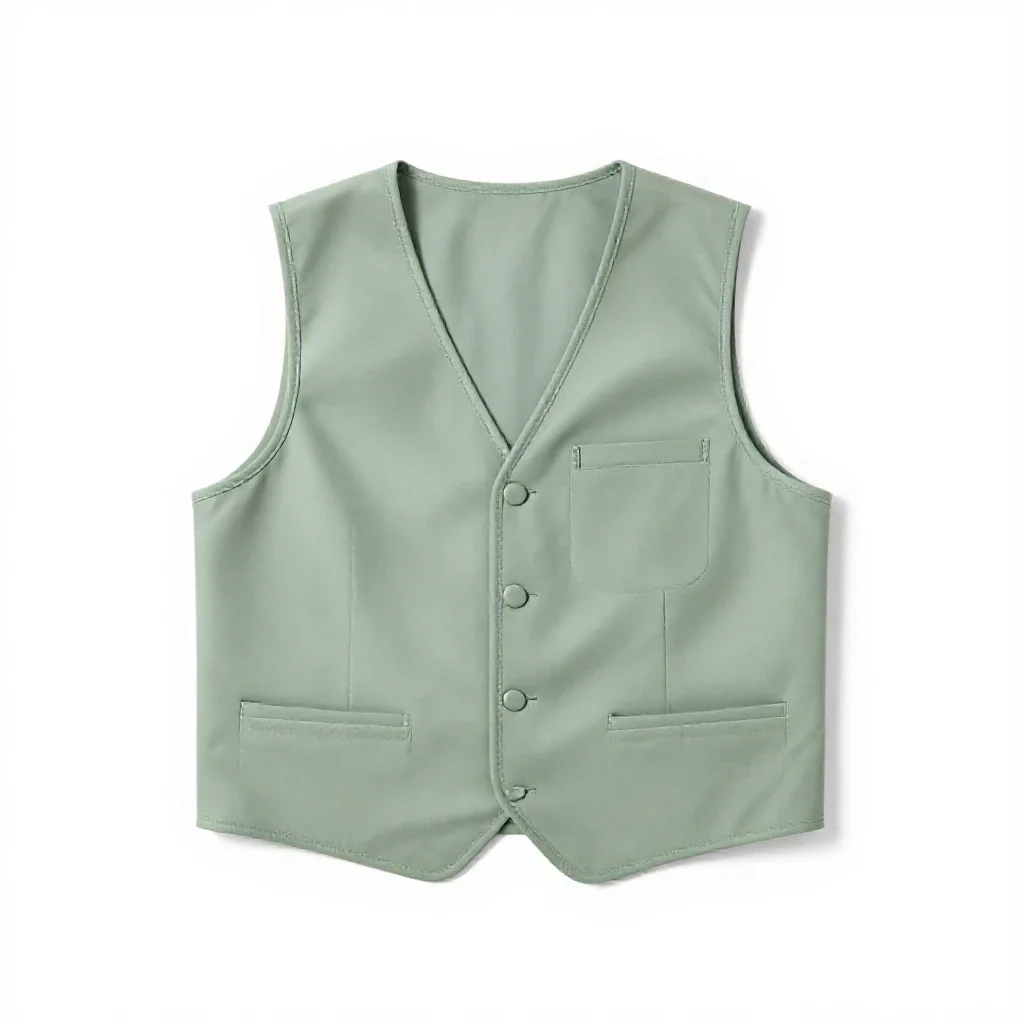 Vest pocket isolated on a white background