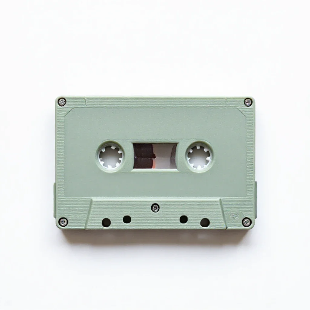 Videocassette isolated on a white background