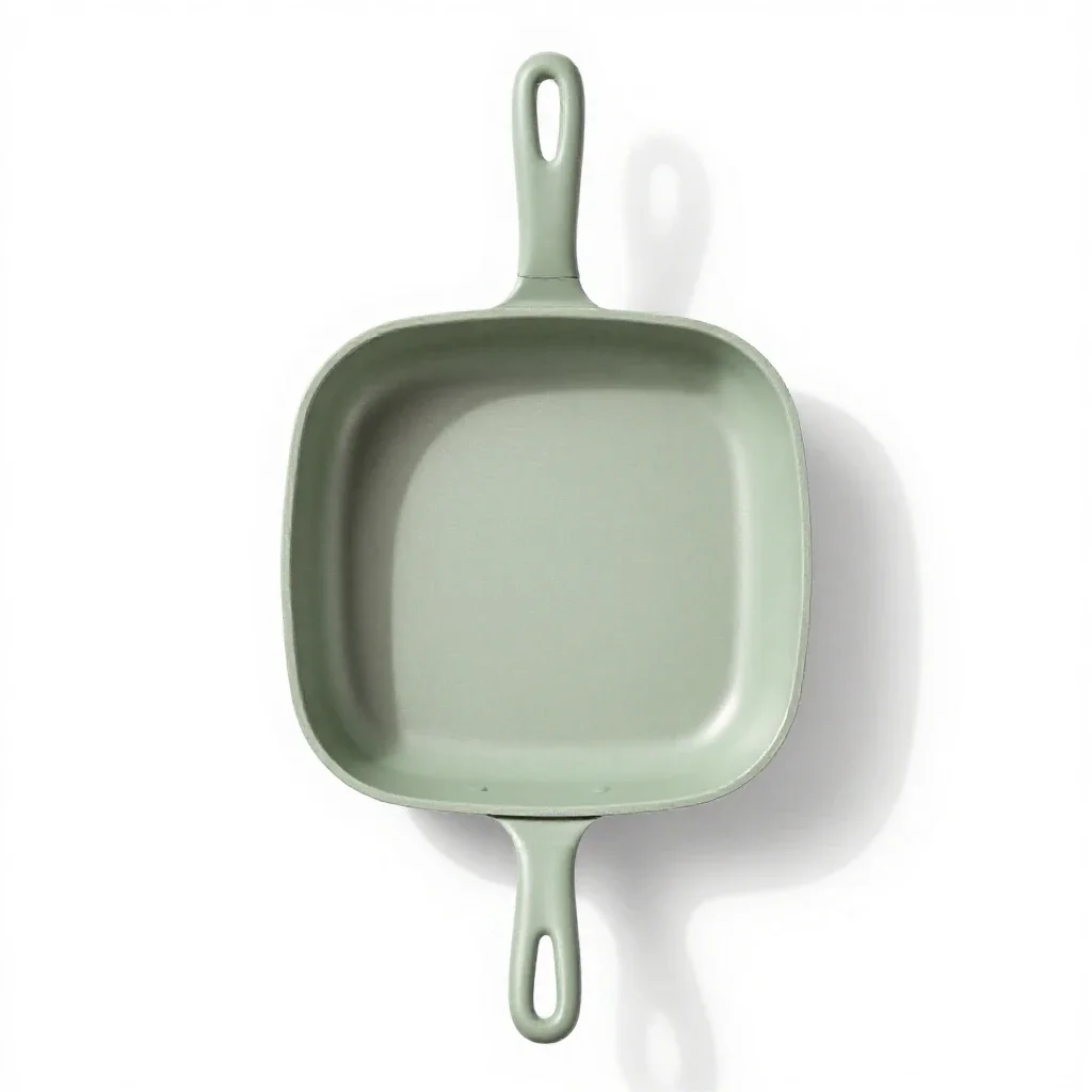 Warming pan isolated on a white background