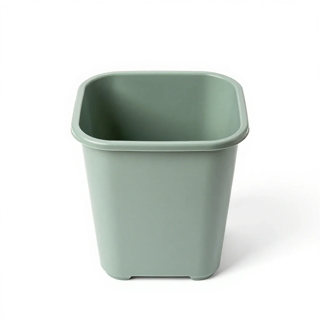 Wastepaper basket isolated on a white background