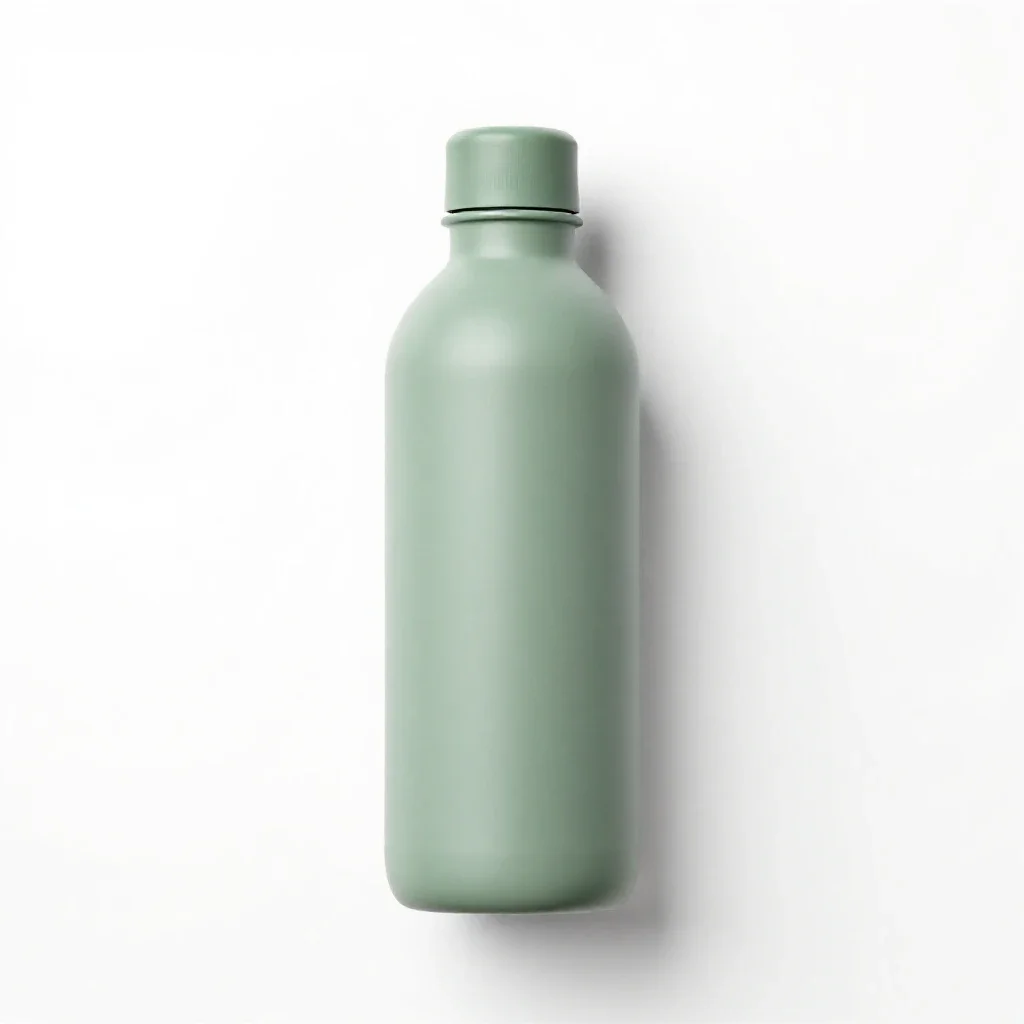 Water bottle isolated on a white background